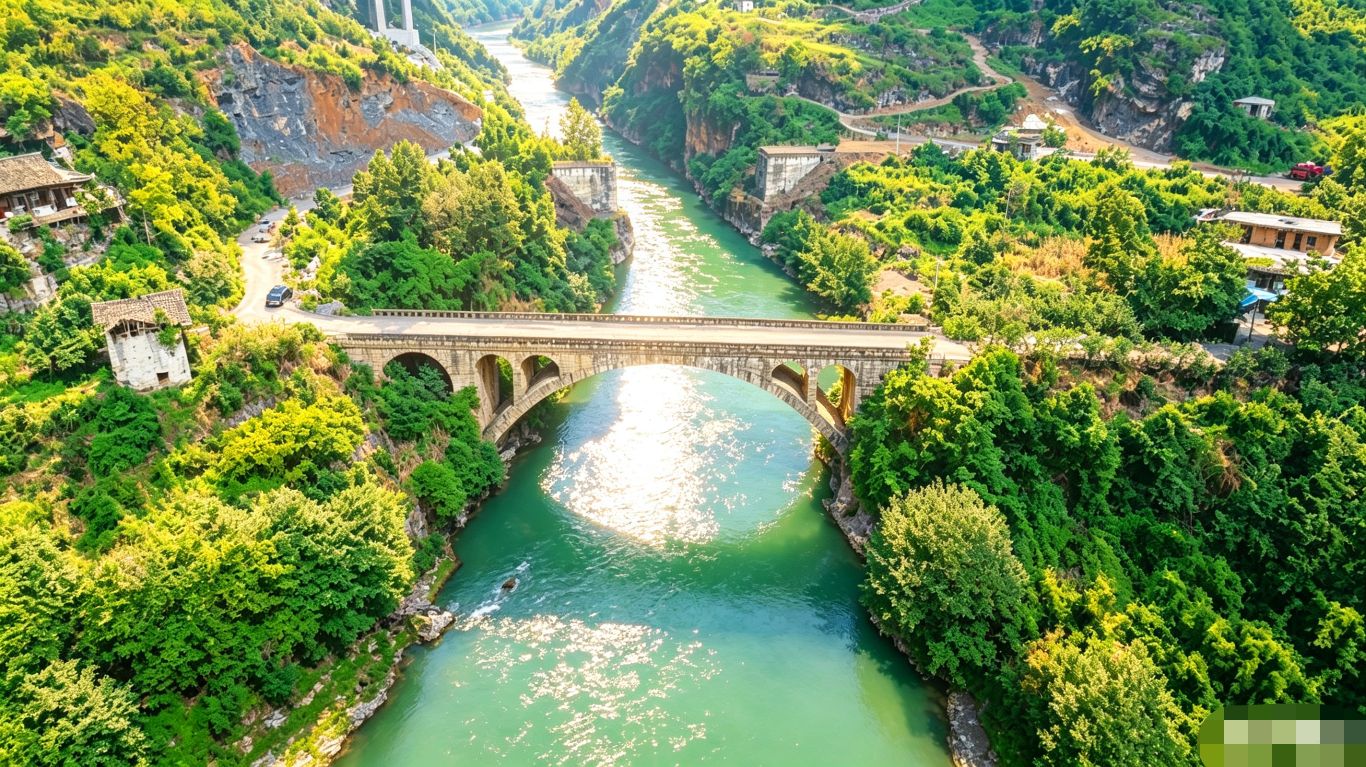 古桥风景