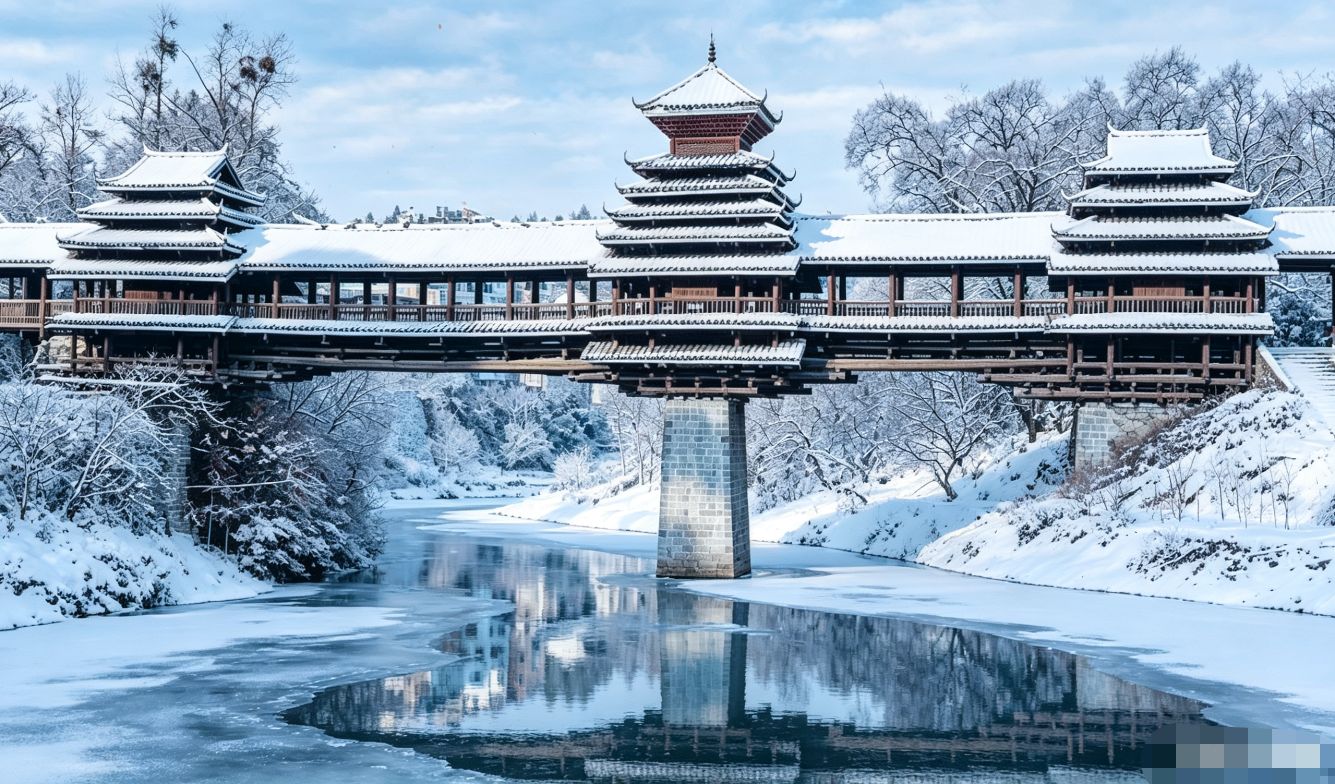 古桥风景